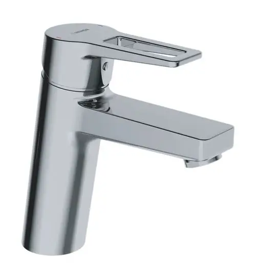 HANSA Einhebelmischer Waschtischbatterie HANSATWIST XL 0902 Bügelhebel Ausladung 123 mm DN15 Chrom, 09022285, Artikel in Kategorie